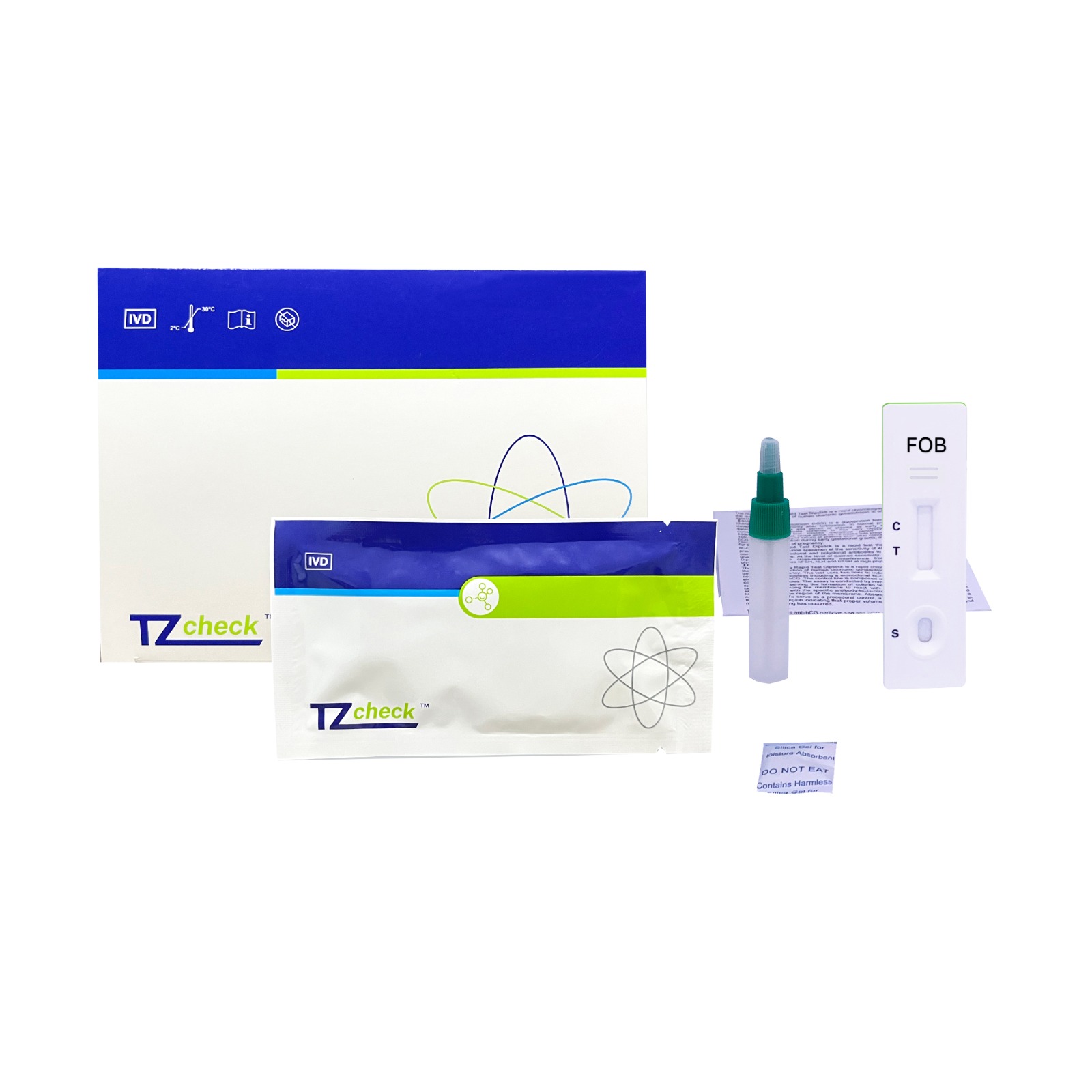 Експрес-тест для виявлення прихованої крові в калі (FOB) (тzcheck T006-6002)